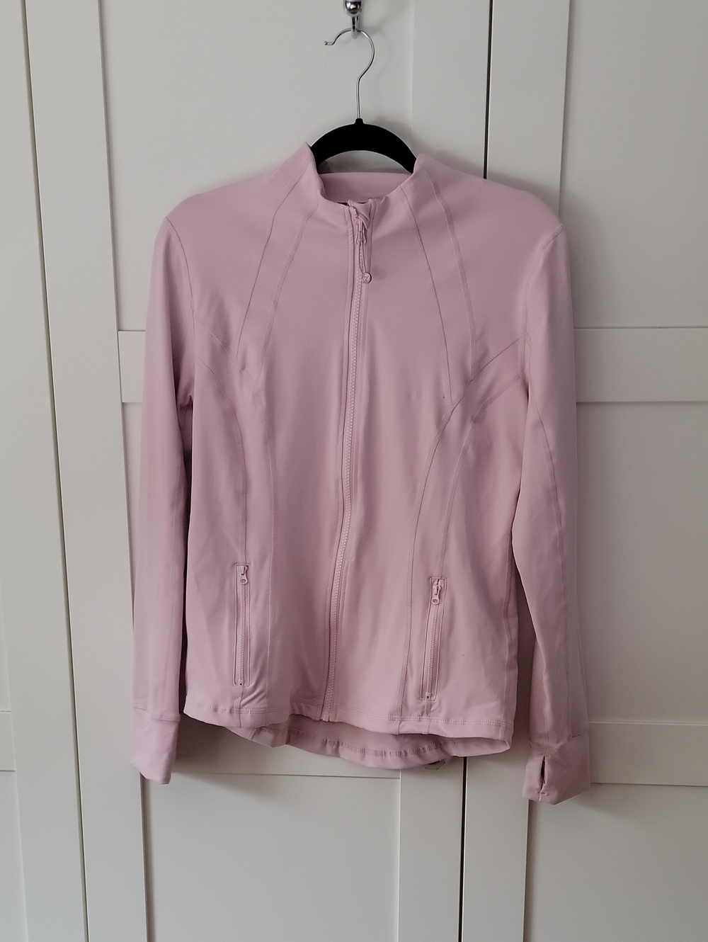 ❄️3/$30 90 Degree By Reflex Baby Pink Athletic Zip Jacket